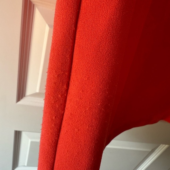 Trina Turk Coral Cutout Faux Overlay Midi Dress size 6 - Picture 4 of 12